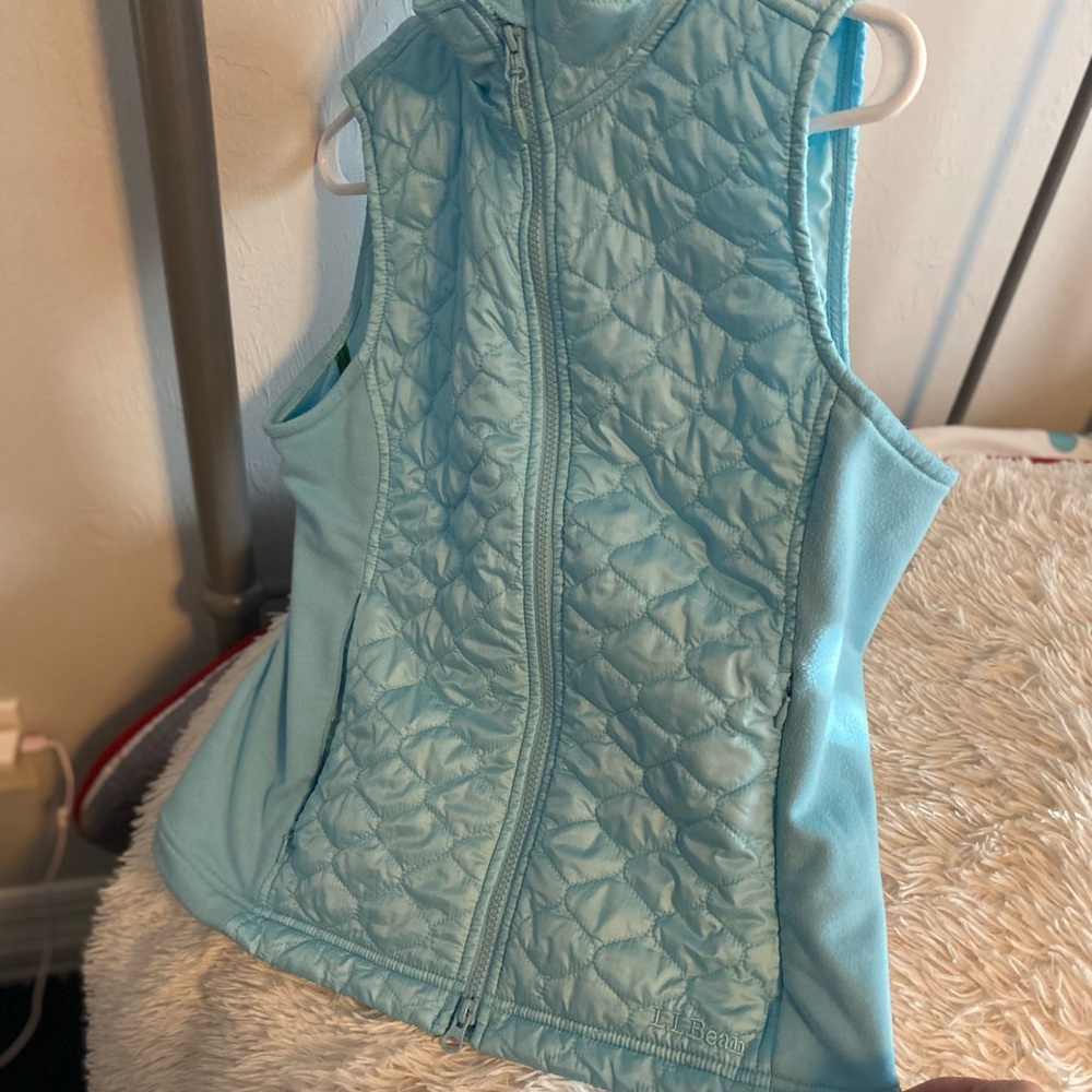 BABY BLUE LLBEAN Puffer Vest Size S